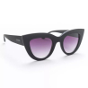 OKKIA CLAUDIA BIG CAT EYE sunglasses with black frame