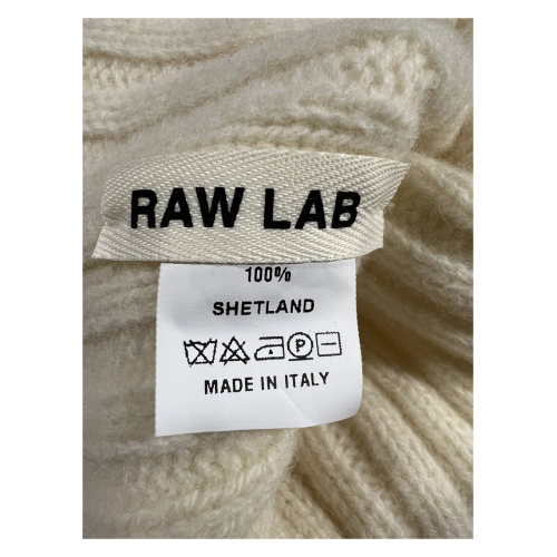 RAW LAB men's ribbed shetland hat PT000011SHT MADE IN ITALY