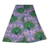 IL THE DELLE 5 women's lilac/green patterned trousers DENNIS 43ST PEACOCK MADE IN ITALY