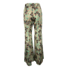 IL THE DELLE 5 pantalone donna fantasia farfalle verde/salmone DENNIS 43ST BUTTERFLY MADE IN ITALY