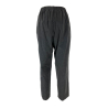 NEIRAMI pantalone donna velluto liscio grigio P840VE MINIMAL 97% cotone 3% elastan MADE IN ITALY