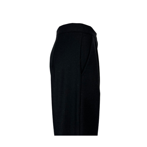 NEIRAMI black women's trousers in herringbone wool P863TE PINCES