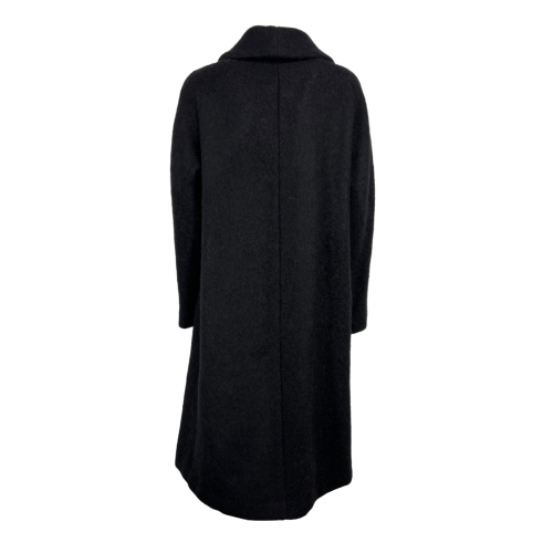 NEIRAMI cappotto lungo con collo sciallato misto lana C823BV MADE IN ITALY