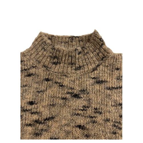 HUMILITY 1949 women's beige/black wool sweater UGO MADE IN ITALY