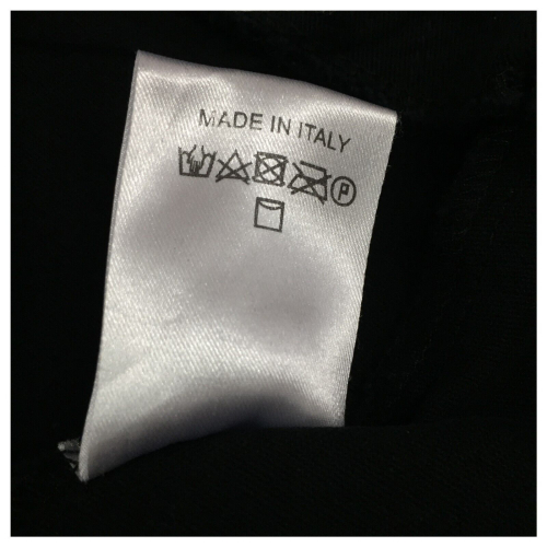 CUCU' LAB  jeans donna nero a palazzo art YORK 97% cotone 3% elastan MADE IN ITALY