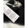 CORTE DEI GONZAGA women's white/black wool poncho DE0740 F08041 MADE IN ITALY