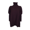 TWINY women's oversized sweater TW1044 100% wool 19.5 micron MADE IN ITALY