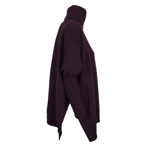 TWINY women's oversized sweater TW1044 100% wool 19.5 micron MADE IN ITALY