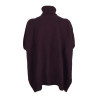 TWINY women's oversized sweater TW1044 100% wool 19.5 micron MADE IN ITALY