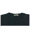 TWINY dark green crew neck women's sweater art TW1045 100% micron wool 19.5 MADE IN ITALY