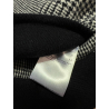 OBERON double-face men's jacket white/black+black 870405 6000 100% wool MADE IN ITALY