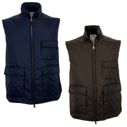 L’IMPERMEABILE gilet uomo nylon HUGH MEMO GILET 100 % poliestere MADE IN ITALY