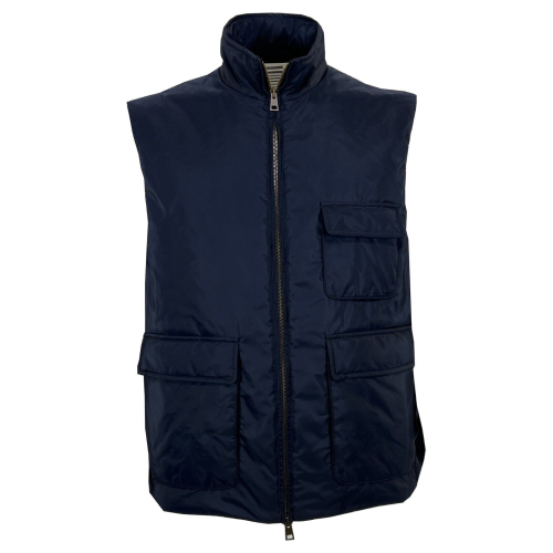 L'IMPERMEABILE men's nylon vest HUGH MEMO VEST 100% polyester MADE IN ITALY