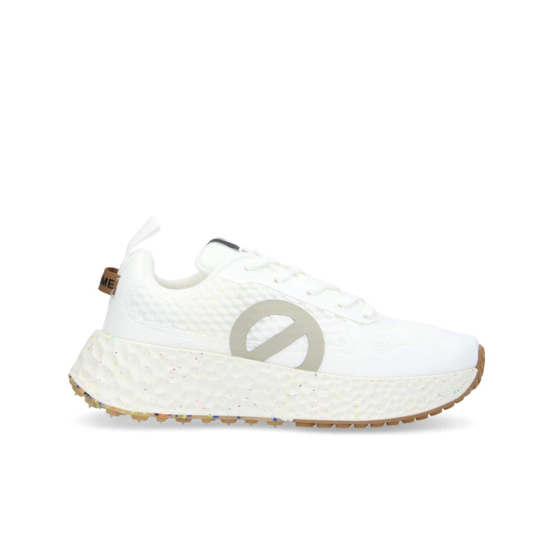 NØ Name scarpe donna joggers bianco/grigio CARTER FLY in poliestere riciclato certificato GRS