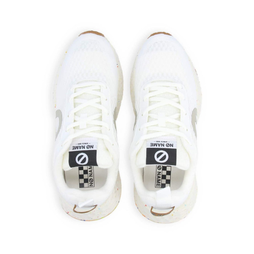 NØ Name scarpe joggers bianco CARTER FLY in poliestere riciclato certificato GRS