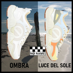NØ Name women's shoes joggers white KRAZEE RUNNER W in sunlight MULTICOLOUR/TAUPE