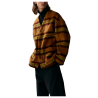 WELTER SHELTER men's cardigan camel gold CARDI BONDED SHAGGY