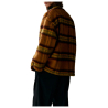 WELTER SHELTER cardigan uomo camel gold CARDI BONDED SHAGGY