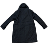 EQUIPE 70 blue cotton maxi kerama eskimo with detachable interior MADE IN ITALY