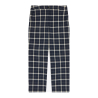 SEMICOUTURE Cream-blue macro check poly-viscose trousers Y4SF18 STEVIE MADE IN ITALY