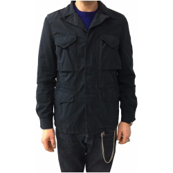 ASPESI Giacca Uomo Blu MOD M43 100% Cotone vestibilità Slim XL-52