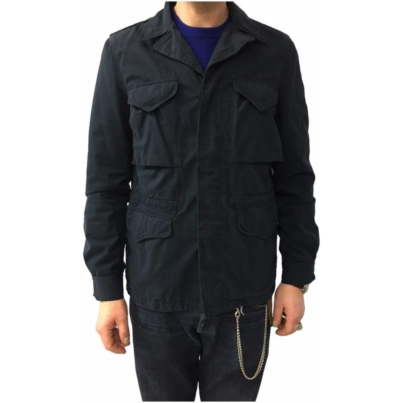 ASPESI Blue Men's Jacket MOD M43 100% Cotton Slim fit XL-52
