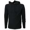 ALPHA STUDIO Men's sweater with blue double hood mod AU-1242CU 100% Geelong wool
