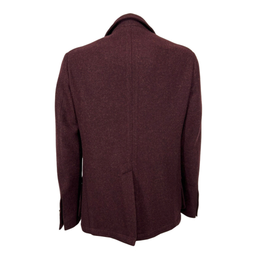 GICAPRI men's unlined Neapolitan tailored jacket in burgundy C-TAURUS K12/19 100% wool MADE IN ITALY