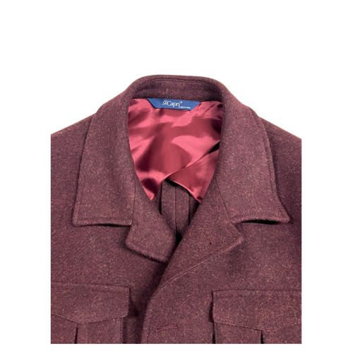 GICAPRI giacca uomo sartoriale napoletana sfoderata bordeaux C-TAURUS K12/19 100% lana MADE IN ITALY