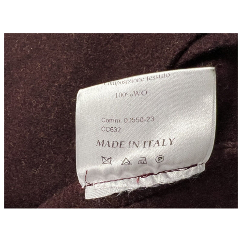 GICAPRI men's unlined Neapolitan tailored jacket in burgundy C-TAURUS K12/19 100% wool MADE IN ITALY