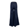 727 jeans donna scuro maxi flare ALICE cotone MADE IN ITALY