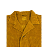 MASTRICAMICIAI men's mustard velvet shirt jacket MC332-PT032 CUBA 100% cotton