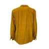 MASTRICAMICIAI men's mustard velvet shirt jacket MC332-PT032 CUBA 100% cotton