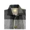 MASTRICAMICIAI unlined men's wool jacket checked blue/denim/grey MC350-MW023 PERS