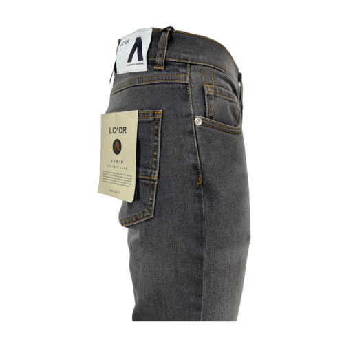 LC^DR men's gray denim jeans RENNY GEN ARIES 38-23/24 98% cotton 2% elastane MADE IN ITALY