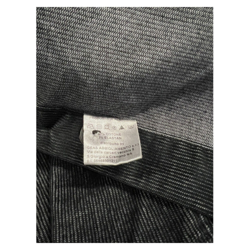 MASTRICAMICIAI men's oversized two-tone striped velvet shirt LUCA ME328-CT015 97% cotton 3% elastane