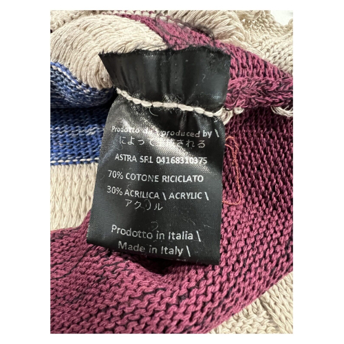 10-46 by Tadashi maglia donna righe multicolori MAGLIA ARCOBALENO MADE IN ITALY