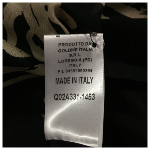 MYLAB abito donna lungo fantasia nero/beige art Q02A331/1453 MADE IN ITALY