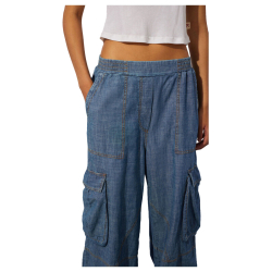 SEMICOUTURE CHAMBRAY PANTS...