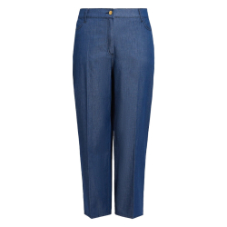 PERSONA by Marina Rinaldi linea N.O.W pantalone donna jeans leggero crop 2413181016600 PRIMO