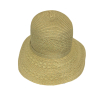 LA FEE MARABOUTEE women's woven hat beige/green VITEL
