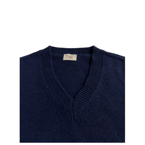 MIVANIA men's v-neck sweater 30562 100% cashmere MADE IN ITALY