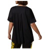 MARINA SPORT by Marina Rinaldi black women's t-shirt with green print 2418971017600 EDAM