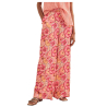 NEKANE Women's fuchsia palazzo trousers with floral print GF.YANRA