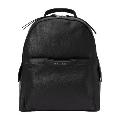 ORCIANI POSH Sense backpack in black leather B02149 MADE IN ITALY