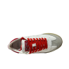 MONOWAY white/red women's sneakers JIHA 100% leather