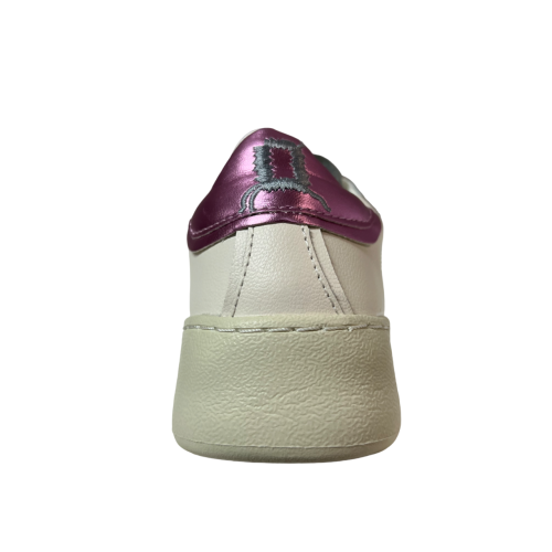 MONOWAY sneakers donna bianco/lilla EMILY 100% pelle