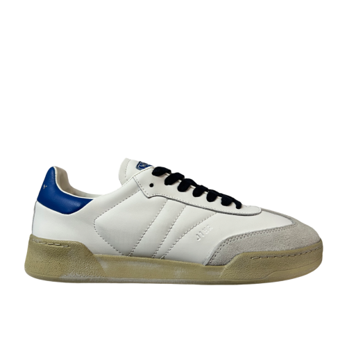 MONOWAY sneakers uomo bianco/blu/grigio JIHA 100% pelle