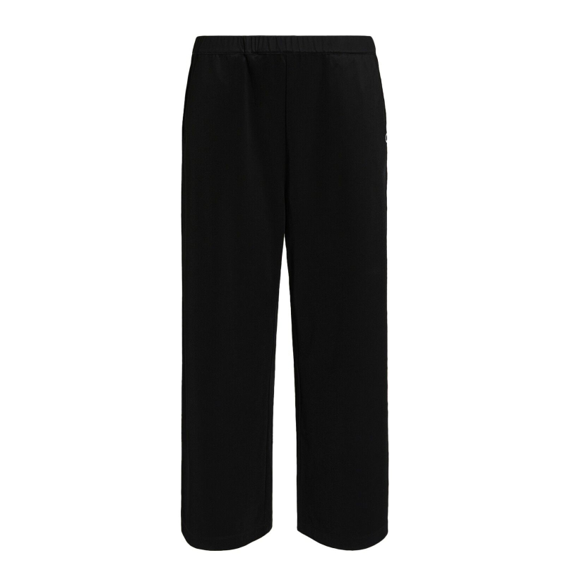 MARINA RINALDI VOYAGE RELAX line women's black wide structured viscose trousers 8781054306002 VIALE