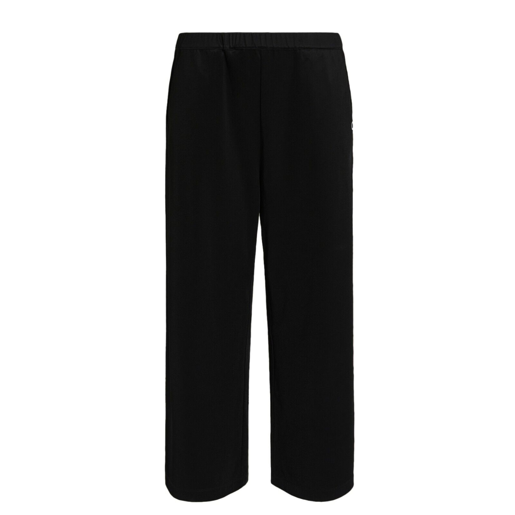 MARINA RINALDI linea VOYAGE RELAX pantalone donna nero viscosa armaturata largo 8781054306002 VIALE